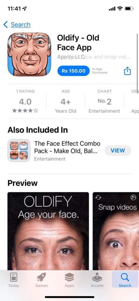 oldify 2 faceapp