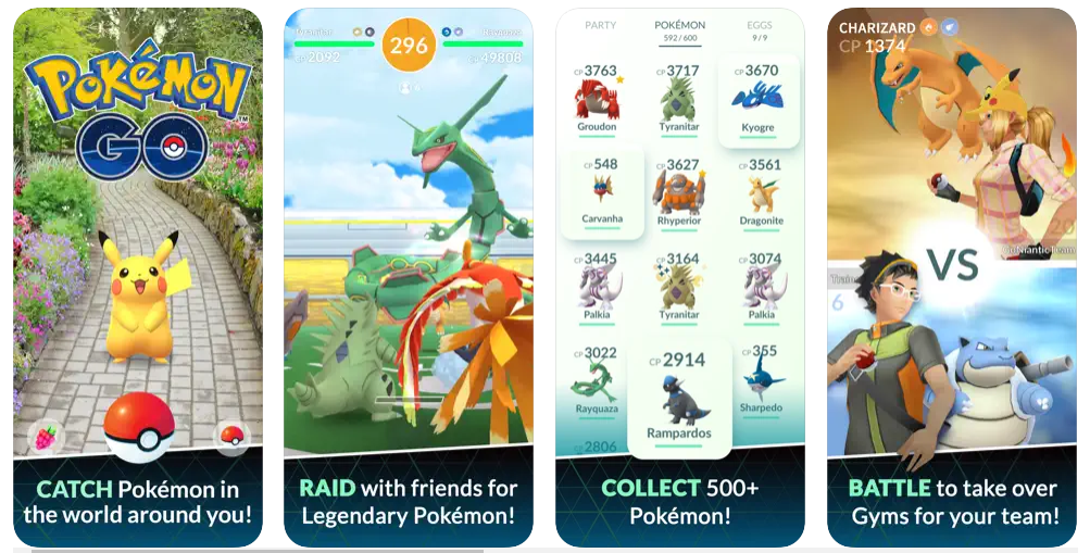 Pokemon go Augmented Reality
