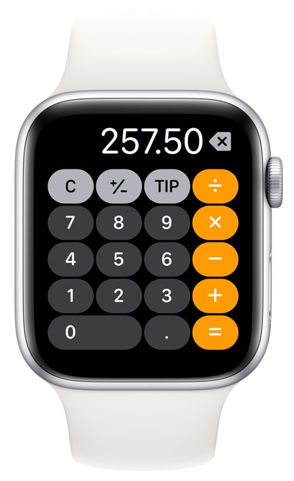 Calculator - wearable application development