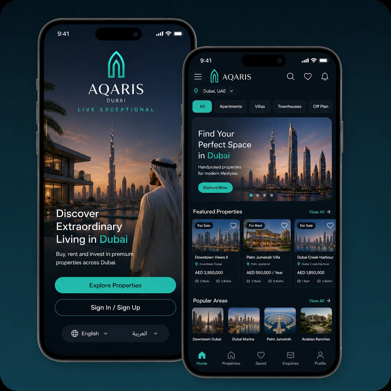 aqaris dubai real estate app