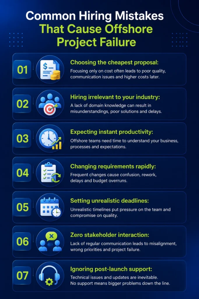 common offshore hiring mistakes common offshore hiring mistakes