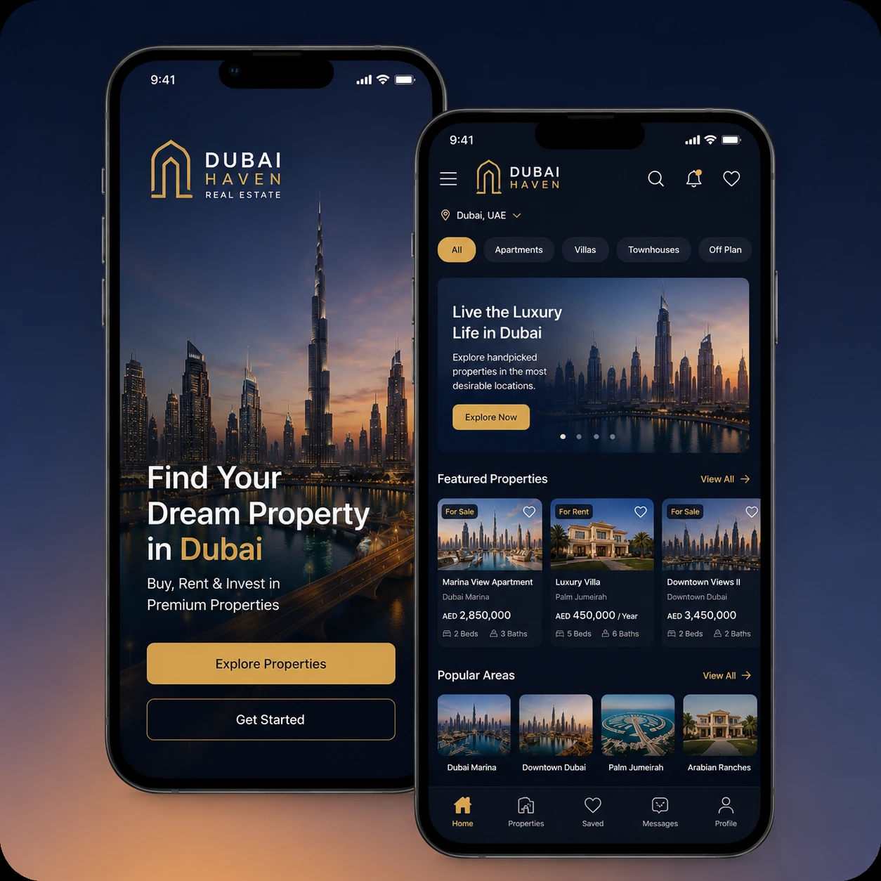 dubai haven real estate app